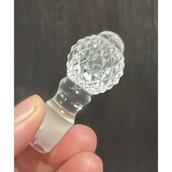 Pressed Imperial Glass Pineapple Bottle Stopper - Picture 9 of 10